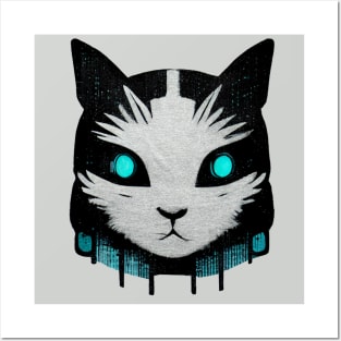 Alien Cat Posters and Art